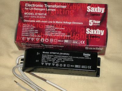 60VA low voltage dimmable lighting transformer