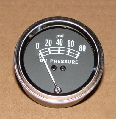 80 lb oil pressure guage ford, mf, ihc, ac tractors