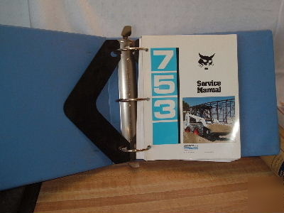 Bobcat loader series 750 service manual w revisions
