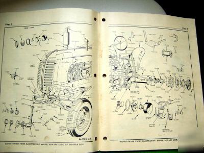 Cockshutt 40 diesel tractor parts list