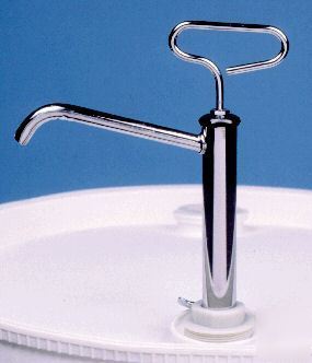 Drum pump-liquid transfer,8OZ hand stroke,solid steel