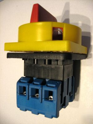 Isolator switch 20A panel mounting