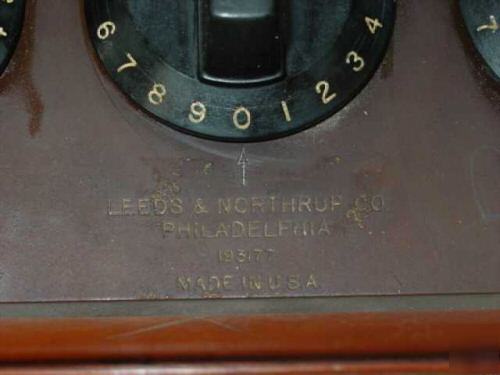 Leeds & northrup decade box resistance capacitor ??