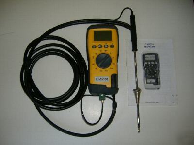 Like new uei C50 combustion gas analyzer analyser hvac