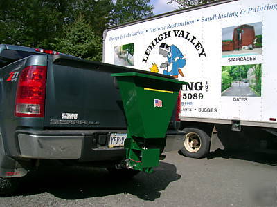 Motorized salt & grass seed spreader