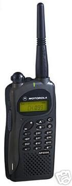 Motorola gp-2000 vhf / uhf programmable portable 99-chn