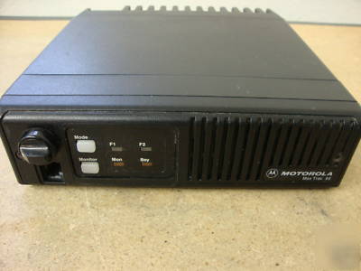 Motorola maxtrac vhf D33MJA7304BK 2 channel 25 watt 