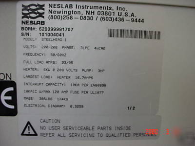 Neslab steelhead 1 w/ chx interface amat# 0190-36110