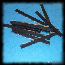 Single row female pin header, 40 pins, pitch 2.54MM, fs