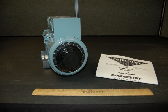 Superior electric 116BT-2 dual (120V/10A) variac (nos)