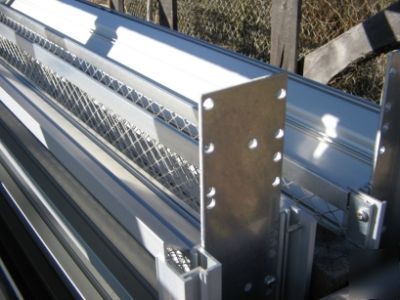 Large aluminum louvers