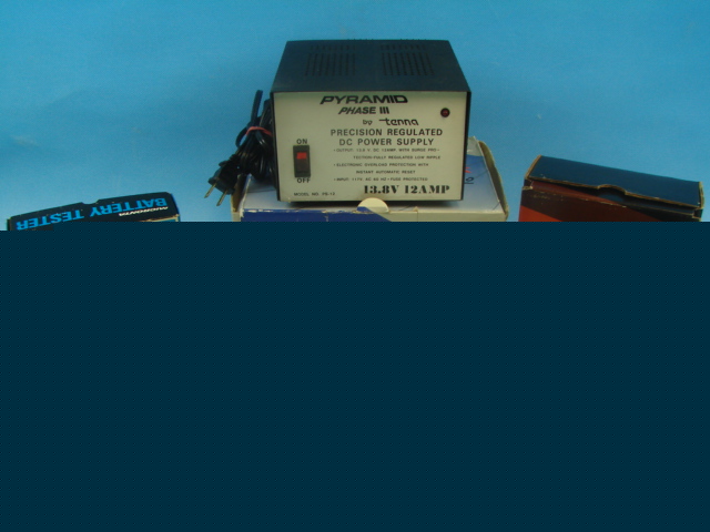 Lot 3 cb regulated power supply & converter bat tester