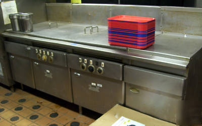 260 pounds keating fryers ts-24 x 2 chicken fish donuts