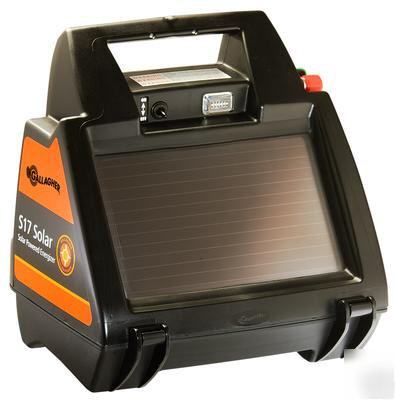 Gallagher S17 solar electric fence charger energizer