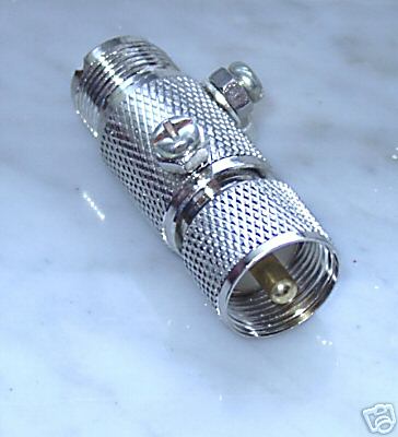 Lightning arrestor for coax adapter ham radio scanner