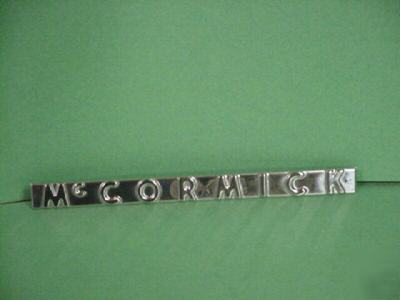 New farmall mccormick side emblem 300,350,400,450 