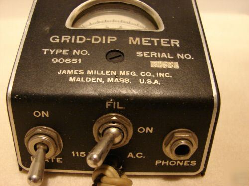 Nice high quality james millen 90651 grid dip meter 