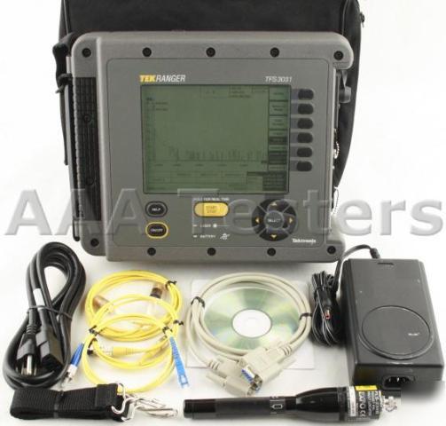 Tektronix tekranger TFS3031 sm fiber optic otdr vfl