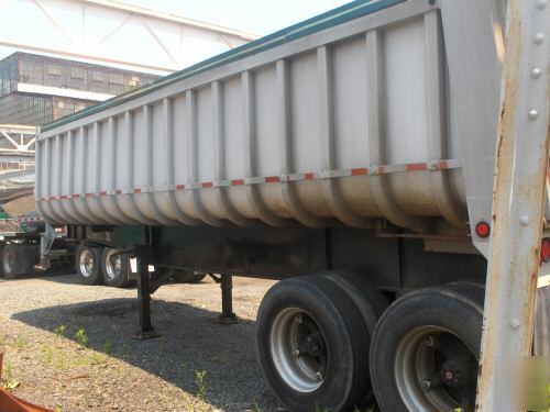 1985 28' fruehoff aluminum dump trailer