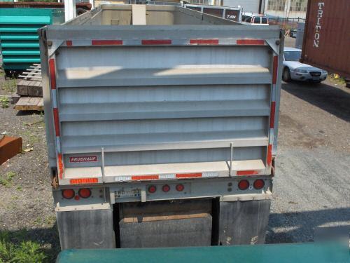 1985 28' fruehoff aluminum dump trailer