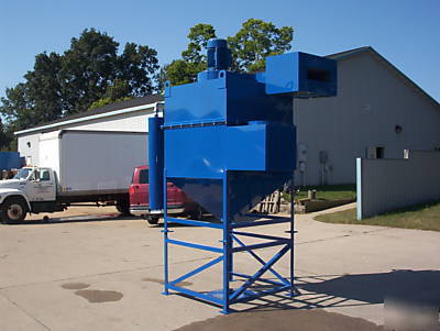 4900 cfm,10 hp,nine cartridge, auto-pulse dust collecto