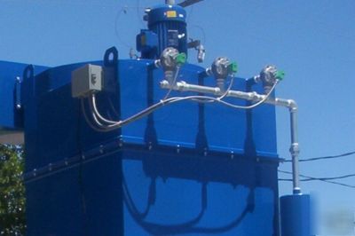 4900 cfm,10 hp,nine cartridge, auto-pulse dust collecto