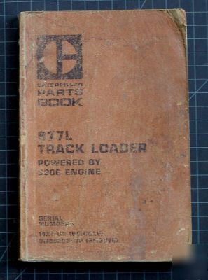 Cat caterpillar 977L track loader parts manual book 977