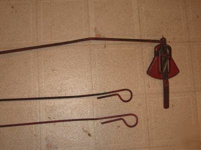 Farmall cub starter rod, choke rod, throttle rod & more