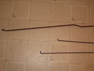 Farmall cub starter rod, choke rod, throttle rod & more