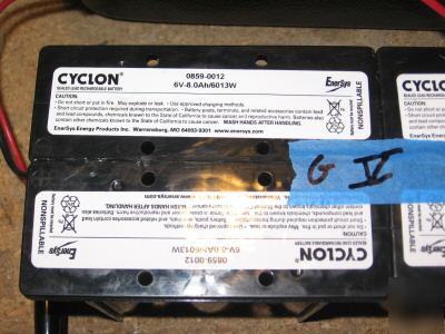 Hawker cyclon 6V monoblock sla battery pack, 12V 24V