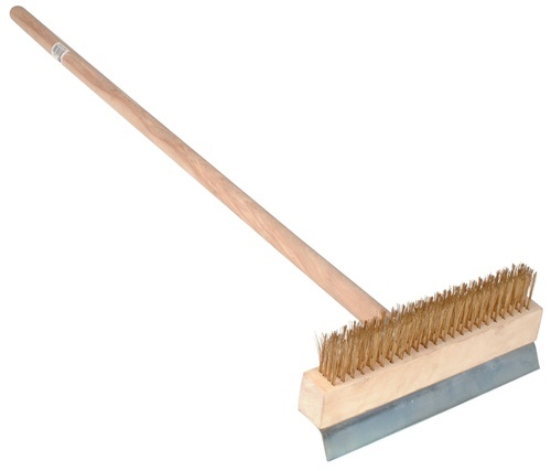 Johnson rose pizza oven brush, 10