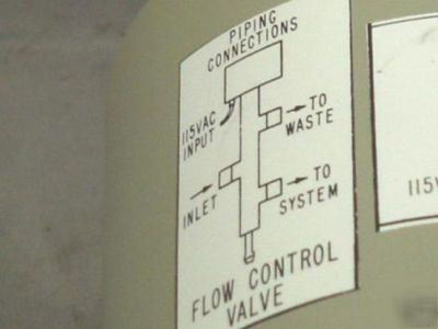 Marine electric linear directional flow control valve 