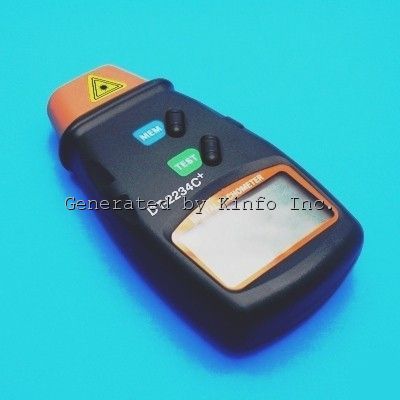 Non-contact digital laser tachometer wheel rpm meter