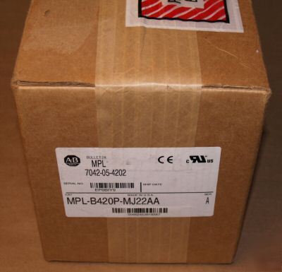  allen bradley mpl-series servo motor -- 