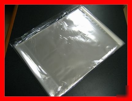 100 13 7/16 x 19 1/4 resealable poly/cello bags 13X19