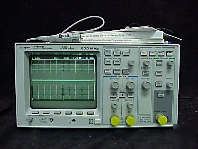 Agilent 54616B oscilloscope 500MHZ 2GS/s 2CH opt 54659B