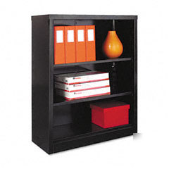 Alera threeshelf steel bookcase