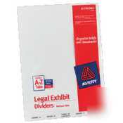 Avery-dennison ring binder tab divider 1-25 |1 set|