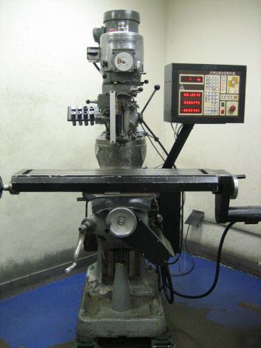 Bridgeport vertical mill w/ anilam crusader ii control