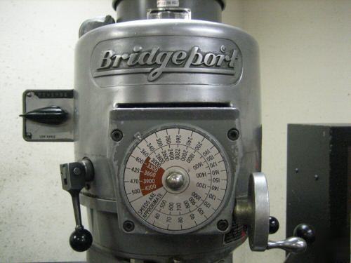 Bridgeport vertical mill w/ anilam crusader ii control