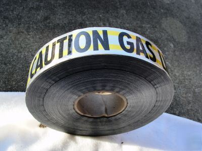 Gas line construction warning and detection tape/2000' 
