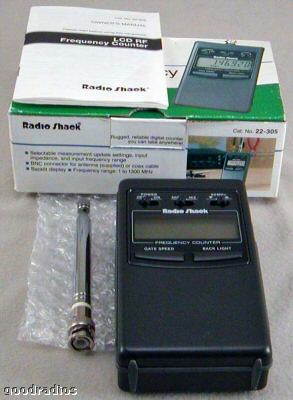 Like new radio shack frequency counter 22-305 in the bx