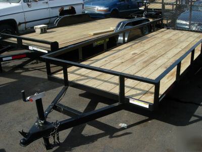 New 5 x 14 ft. 4 wheeler-quad hauler utility trailer 