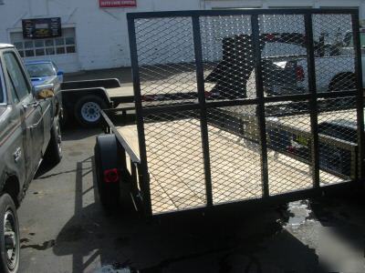 New 5 x 14 ft. 4 wheeler-quad hauler utility trailer 