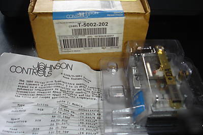 New johnson t-5002-202 room temp / rh transmitter - 