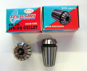 Techniks close tolerance cnc er 16 1-2 mm collet