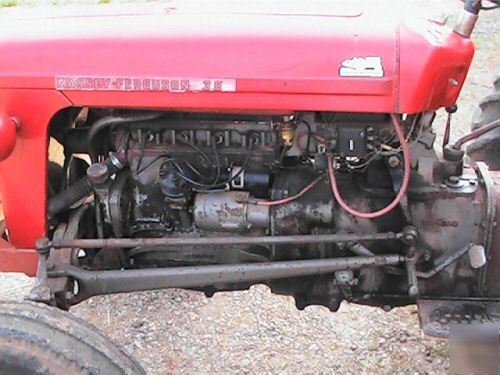 Vintage 1960 35 massey ferguson tractor 12 volt system