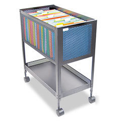 New vertiflex mobile vistafile file cart open top shelf 