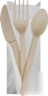 Biodegradable compostable 6.25'' veg. forks case 1000