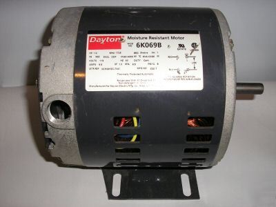 Dayton moisture resistant motor 1/2 hp 6K069B 